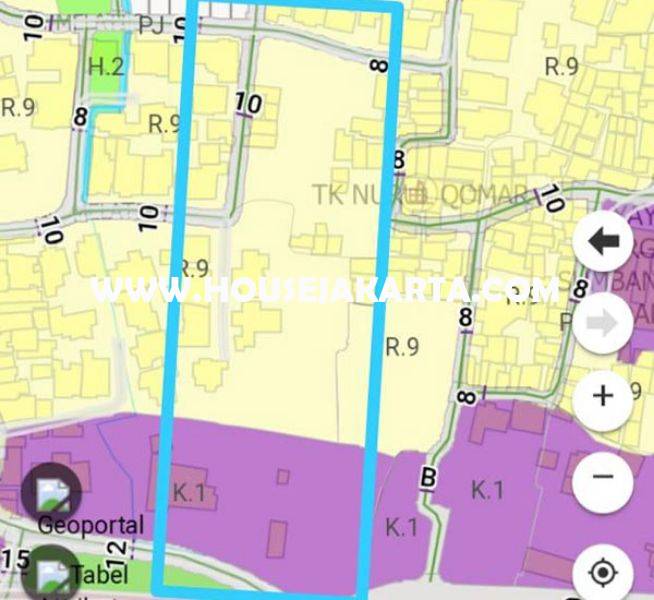 Tanah Komersial Jalan TB Simatupang luas 1,5 hektar Dijual Murah 23 juta/m dibawah NJOP