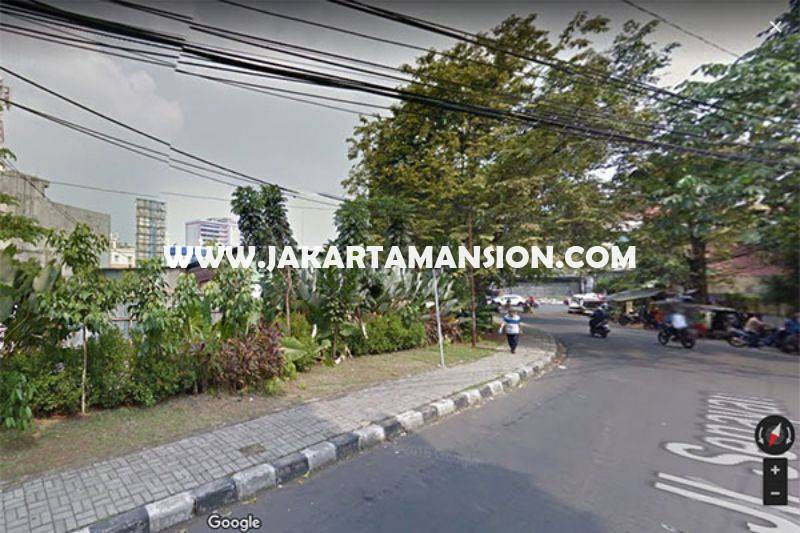 Tanah Wolter Monginsidi Jalan Senayan Dekat Senopati Kebayoran Baru Dijual bisa 5 Lantai