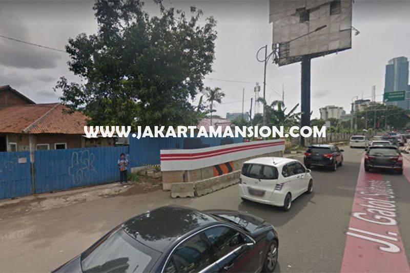LS1207 Tanah Jalan Gatot Subroto Jakarta Selatan Dijual Murah Luas 1,4 hektar bisa 3 tower ijin 60 Lantai