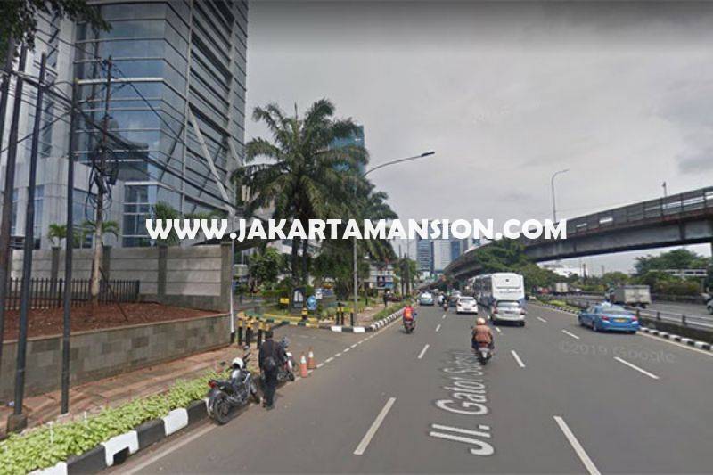 LS1207 Tanah Jalan Gatot Subroto Jakarta Selatan Dijual Murah Luas 1,4 hektar bisa 3 tower ijin 60 Lantai
