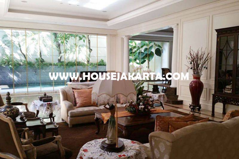 HS1250 Rumah Elite Mewah Jalan Imam Bonjol Menteng Dijual Murah Tanah Kotak ada Pool