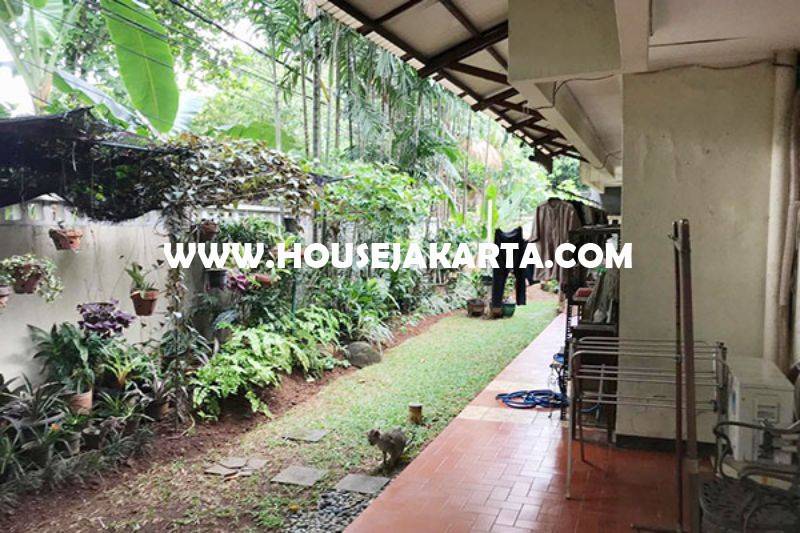 HS1460 Rumah Jalan Indramayu Menteng Dijual Tanah Persegi daerah Elite jarang ada