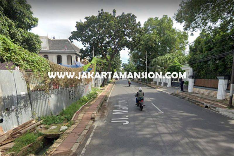 HS1464 Rumah Tua Hitung Tanah Jalan Madiun Menteng Bentuk Persegi Dijual 60juta/m Murah