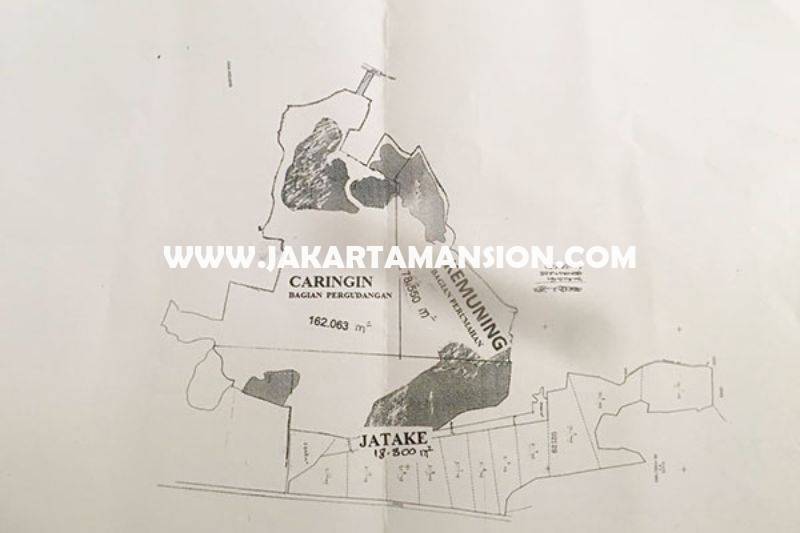 LS1477 Tanah 32 hektar Jalan Jatake Raya dekat babakan BSD Tangerang Dijual Murah 1,6 juta/m