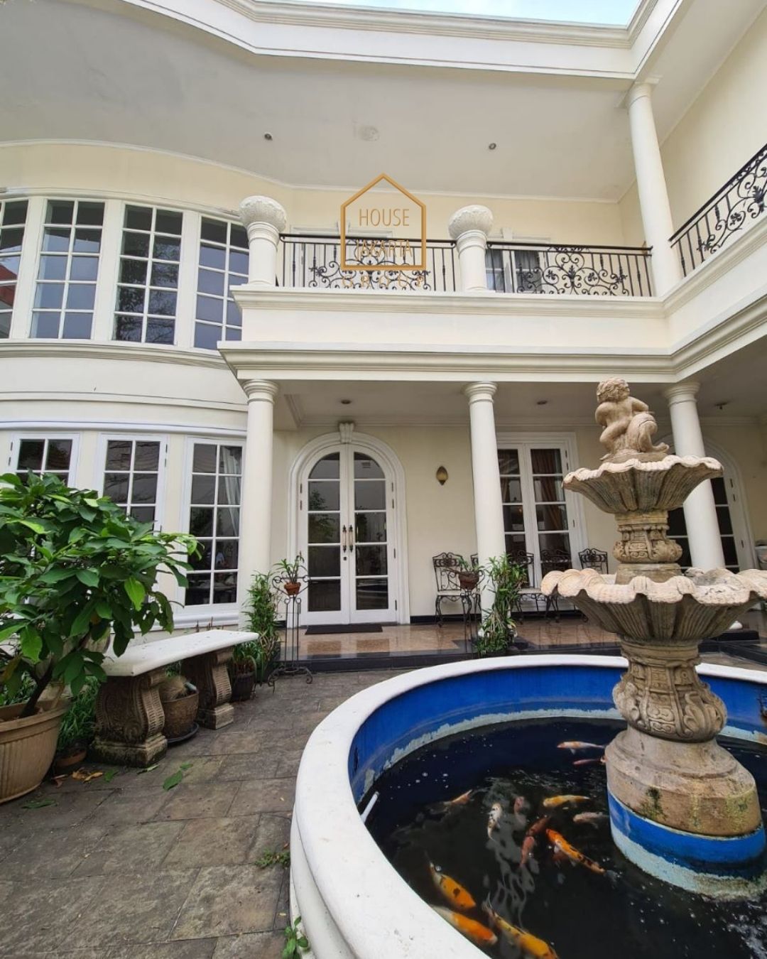 HS1568 FOR SALE:  LUXURY HOUSE FULLY FURNISHED DA VINCI STYLE , PONDOK INDAH.