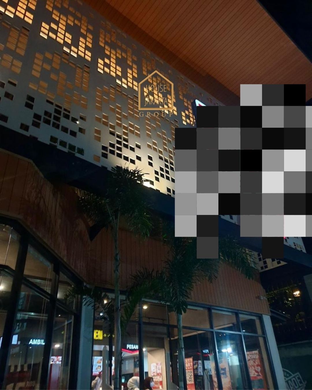 CS1594 FOR SALE: TANAH DAN BANGUNAN KOMERSIAL 2,5 Lantai, Sedang Tersewa. KEMANG RAYA.