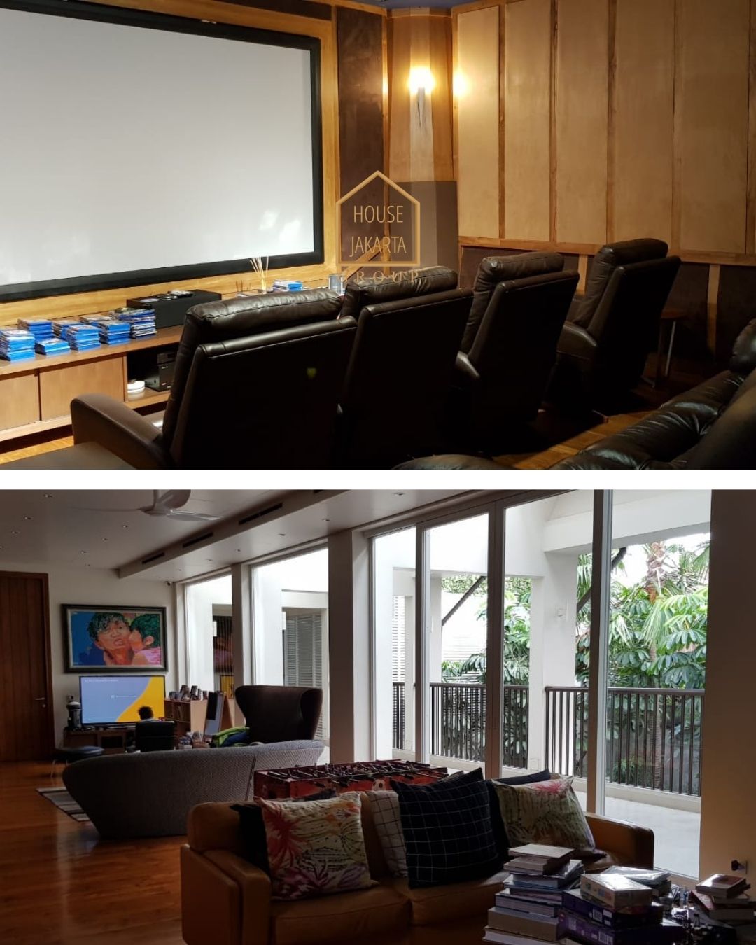 HS1604 FOR SALE: Rumah Mewah 3 Lantai Ada Pool dan Home Theater, Lokasi Elite di CILANDAK (Belakang Citos).