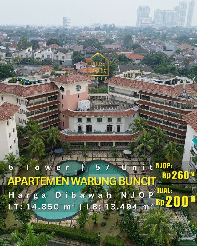 AS1740 Apartemen Warung Buncit 86 Tower, 57 Unit • Harga di Bawah NJOP • Termurah..!!