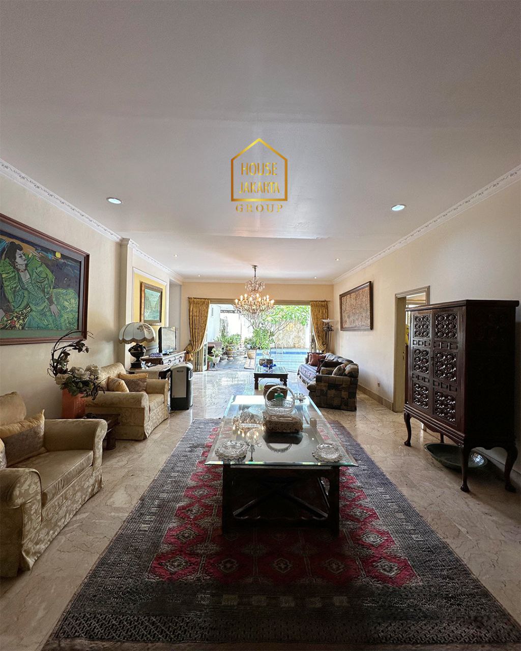 HS1756 Rumah Siap Huni Di Puri Mutiara - Cipete, Ada Pool & Taman Luas Dekat Kemang & Simatupang