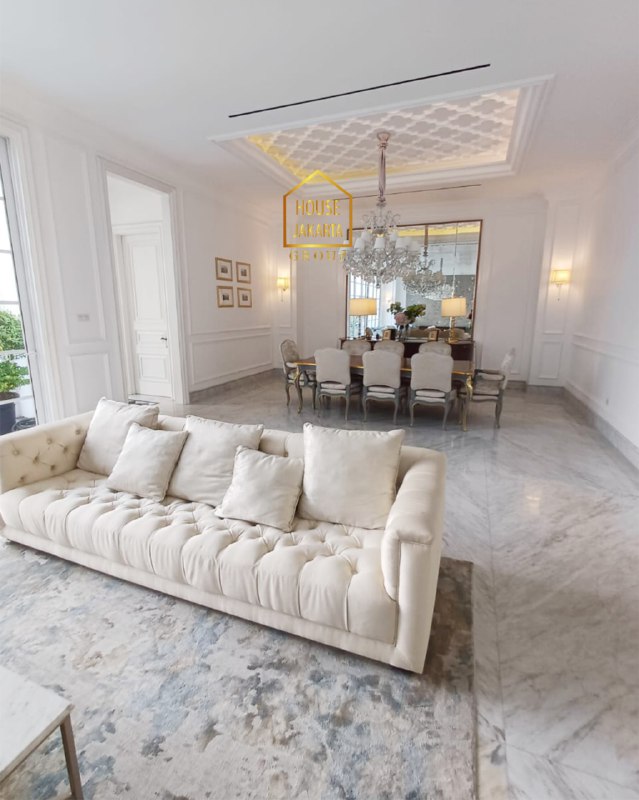 HS1777 Luxurious Brand New House Menteng, 3 Lantai + Rooftop, Fully Furnished