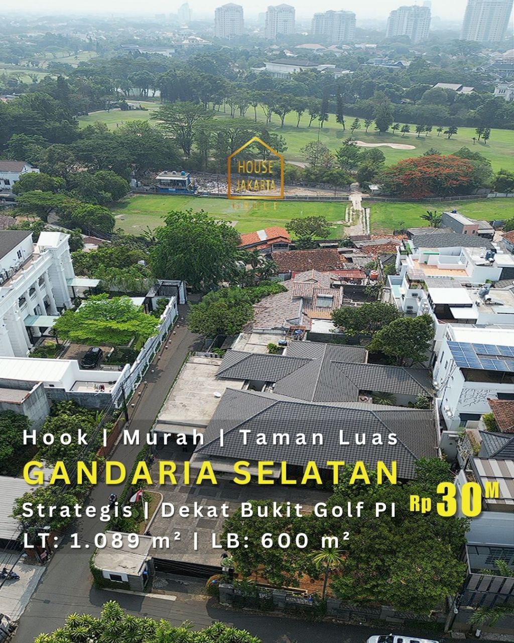 HS1811 Rumah Bagus DI Gandaria Selatan. Strategis Dekat Bukit Golf PI