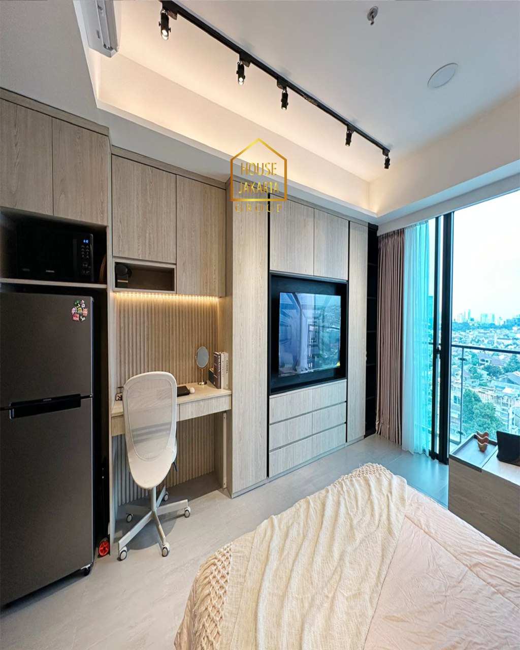AS1899 Apartemen Nine Residence - Mampang Ukuran Studio Siap Huni • Furnished • City View