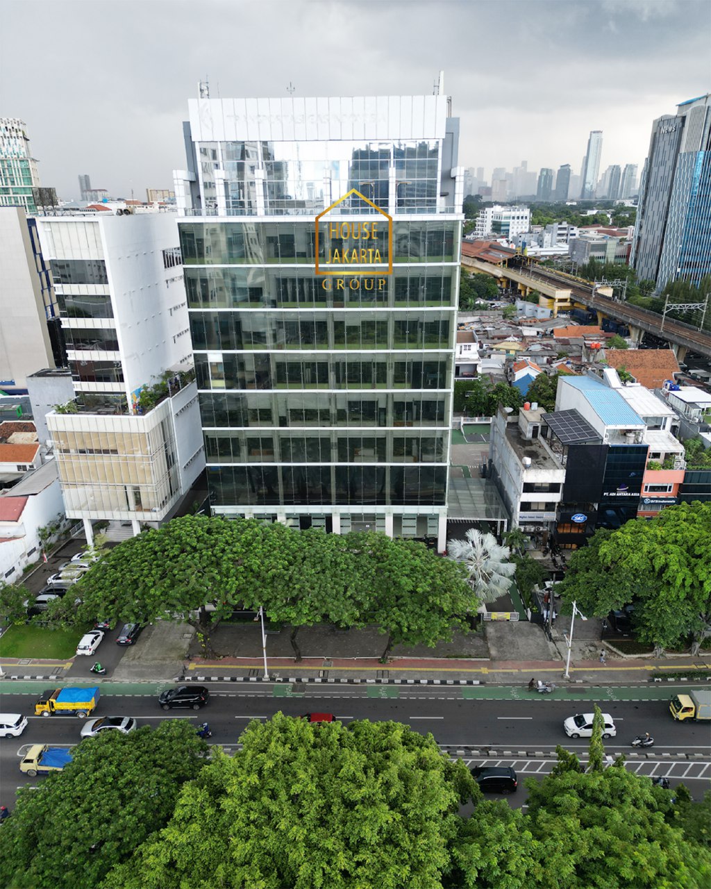 OS1902 Dijual Gedung Kantor Menteng Dekat Thamrin 10 Lantai Murah • 3 Lift • Basement 50 Mobil