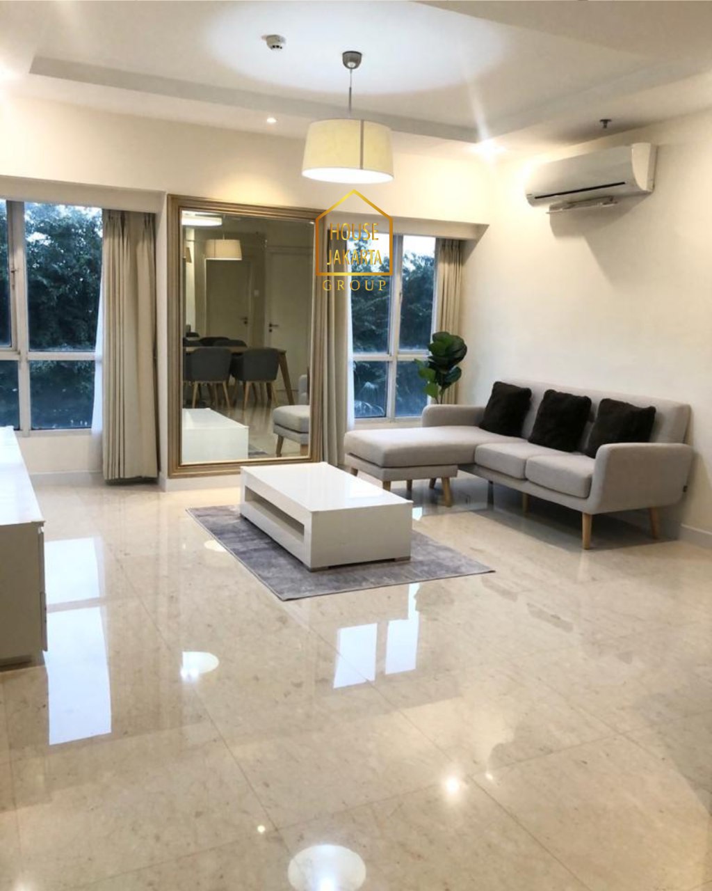 AS1903 Apartemen Somerset Berlian. Siap Huni 2 BR • Furnished • Di Permata Hijau