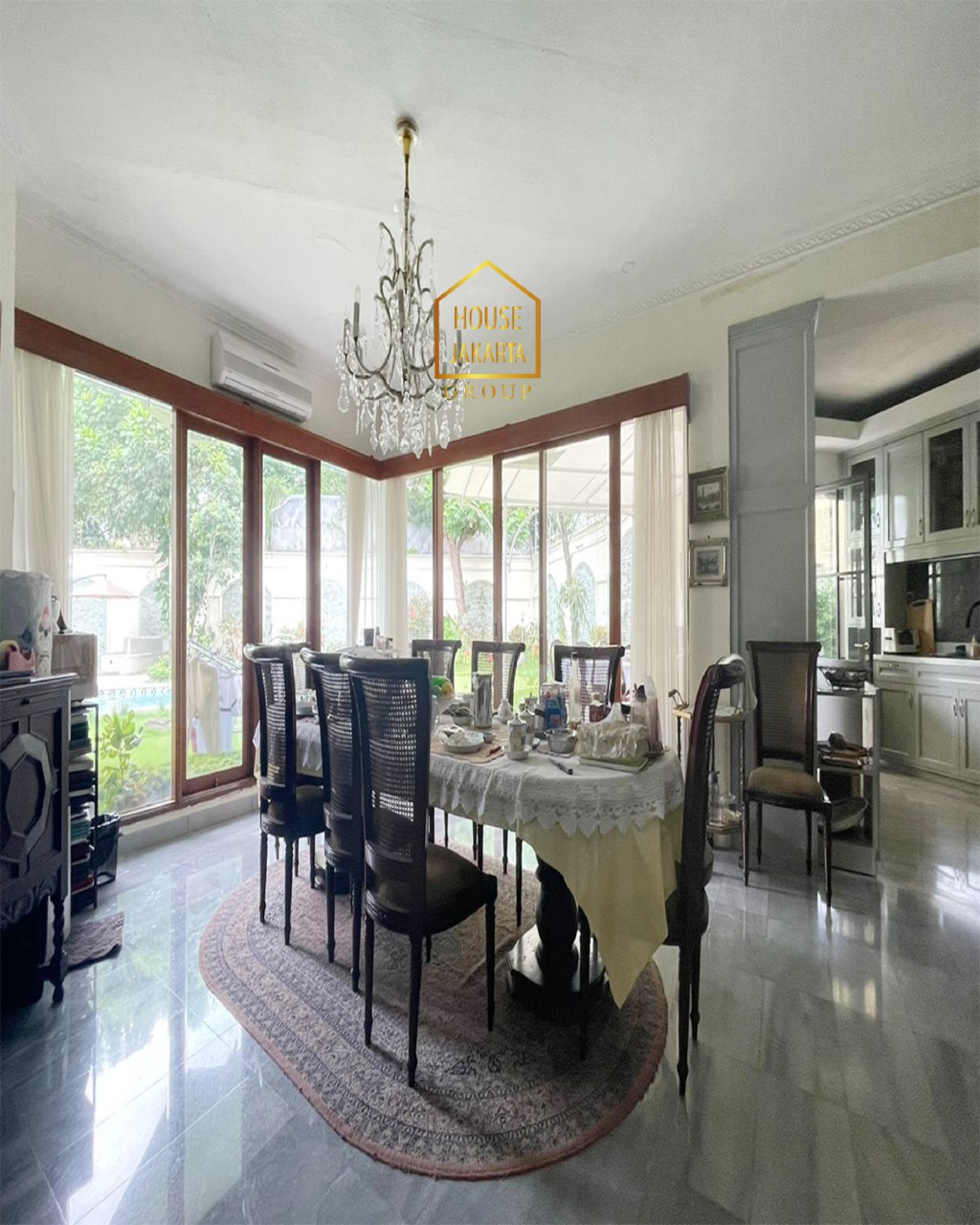 HR1908  Rumah  Kemang Area Turun Harga 2 Lantai Siap Huni Dalam Cluster • Area Tenang • Ada Taman Luas & Pool