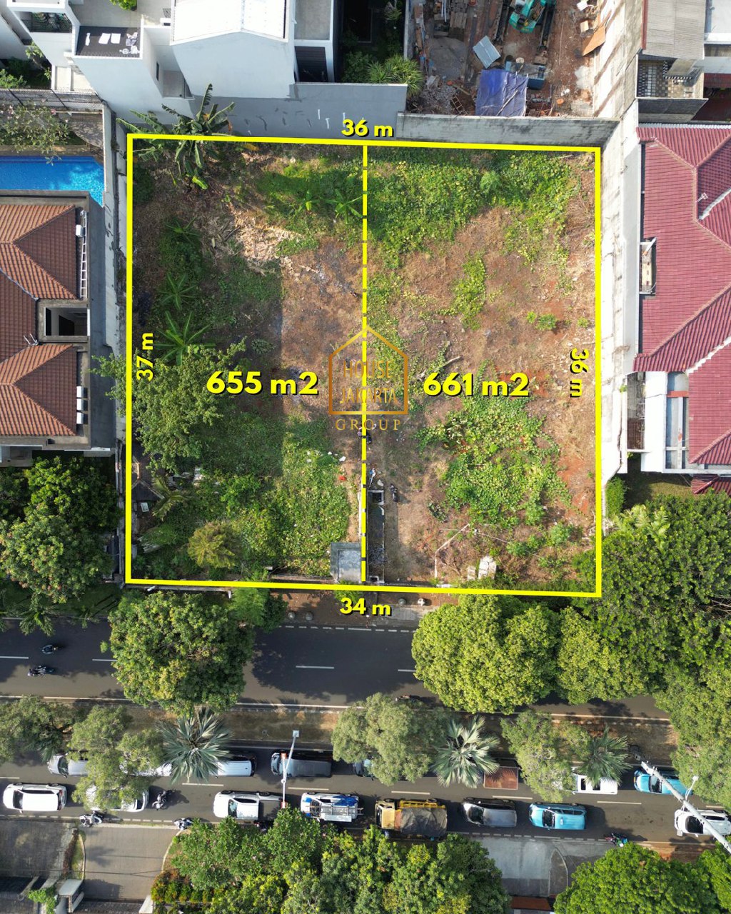 LS1927  2 Kavling Sekolah Kencana - Pondok Indah, Ngantong, Selatan, Murah, Elite, Dekat JIS & PIM Mall