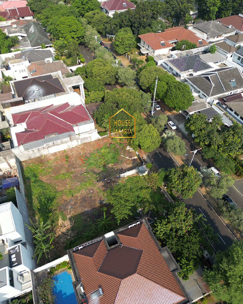 LS1927  2 Kavling Sekolah Kencana - Pondok Indah, Ngantong, Selatan, Murah, Elite, Dekat JIS & PIM Mall