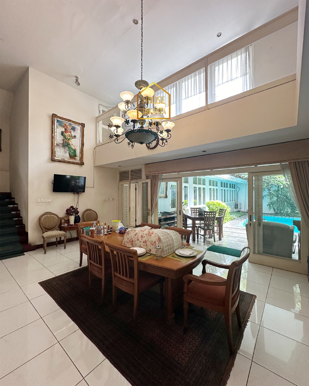 HS1936  Rumah Pondok Indah 2 Lantai Dengan Taman & Pool. Strategis Dekat PIM & Simatupang