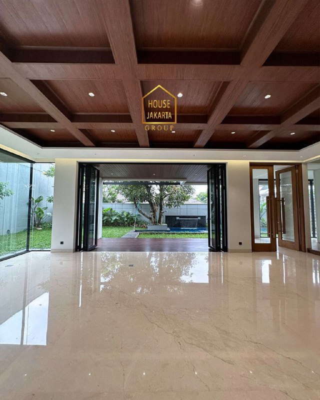 HS1977  FOR SALE: GAHARU - CIPETE. BRAND NEW MODERN TROPICAL LUXURY HOUSE. Dalam Komplek | Pool dan  Garden Luas. Lokasi Elite dan Tenang