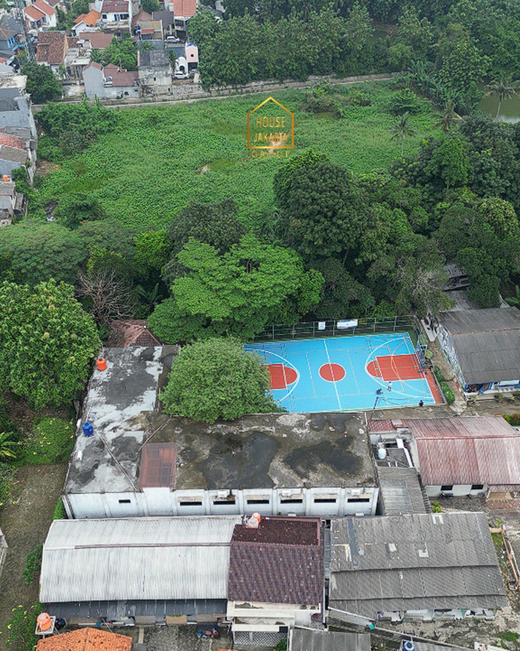 LS1978 FOR SALE: Tanah Komersial CIPUTAT RAYA. Peruntukan Cluster, Sekolahan, atau RS. Lokasi Kavling di Pinggir Jalan