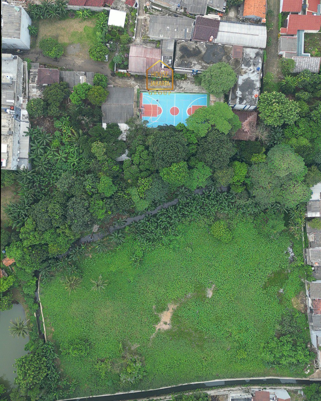 LS1978 FOR SALE: Tanah Komersial CIPUTAT RAYA. Peruntukan Cluster, Sekolahan, atau RS. Lokasi Kavling di Pinggir Jalan