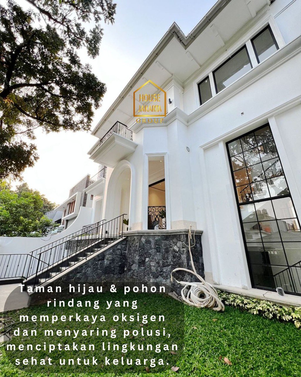 HS1997 OR SALE: KEBAYORAN BARU  Rumah Mewah Brand New 2 Lantai + Basement, High Spec, Ada Pool dan Taman. Private Lift