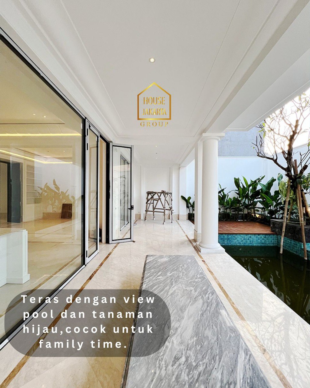 HS1997 OR SALE: KEBAYORAN BARU  Rumah Mewah Brand New 2 Lantai + Basement, High Spec, Ada Pool dan Taman. Private Lift