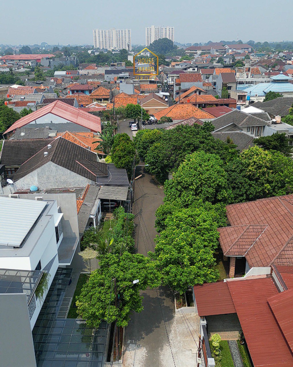 LS2003 PESANGGRAHAN. Tanah Kavling Gandeng, Lokasi Strategis Dekat Akses Tol, Jalan Lebar 2 Mobil