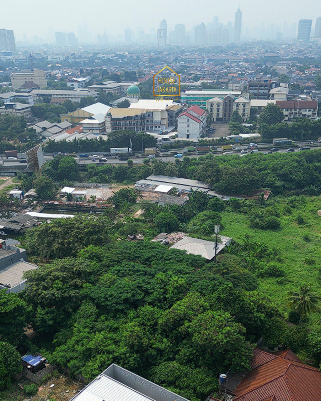 LS2003 PESANGGRAHAN. Tanah Kavling Gandeng, Lokasi Strategis Dekat Akses Tol, Jalan Lebar 2 Mobil