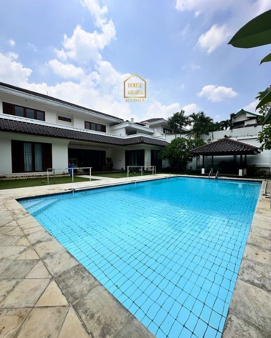 HS2015  FOR SALE: PEJATEN BARAT - JAKARTA SELATAN. RUMAH 2 LANTAI SIAP HUNI NUANSA VILLA TROPIS, DALAM COMPOUND, PRIVATE POOL, SPACIOUS BACKYARD, PARKIR 6 MOBIL