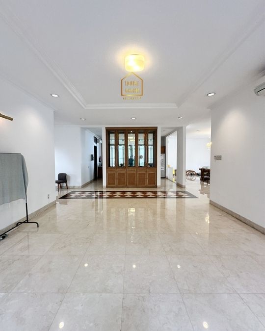 HS2015  FOR SALE: PEJATEN BARAT - JAKARTA SELATAN. RUMAH 2 LANTAI SIAP HUNI NUANSA VILLA TROPIS, DALAM COMPOUND, PRIVATE POOL, SPACIOUS BACKYARD, PARKIR 6 MOBIL