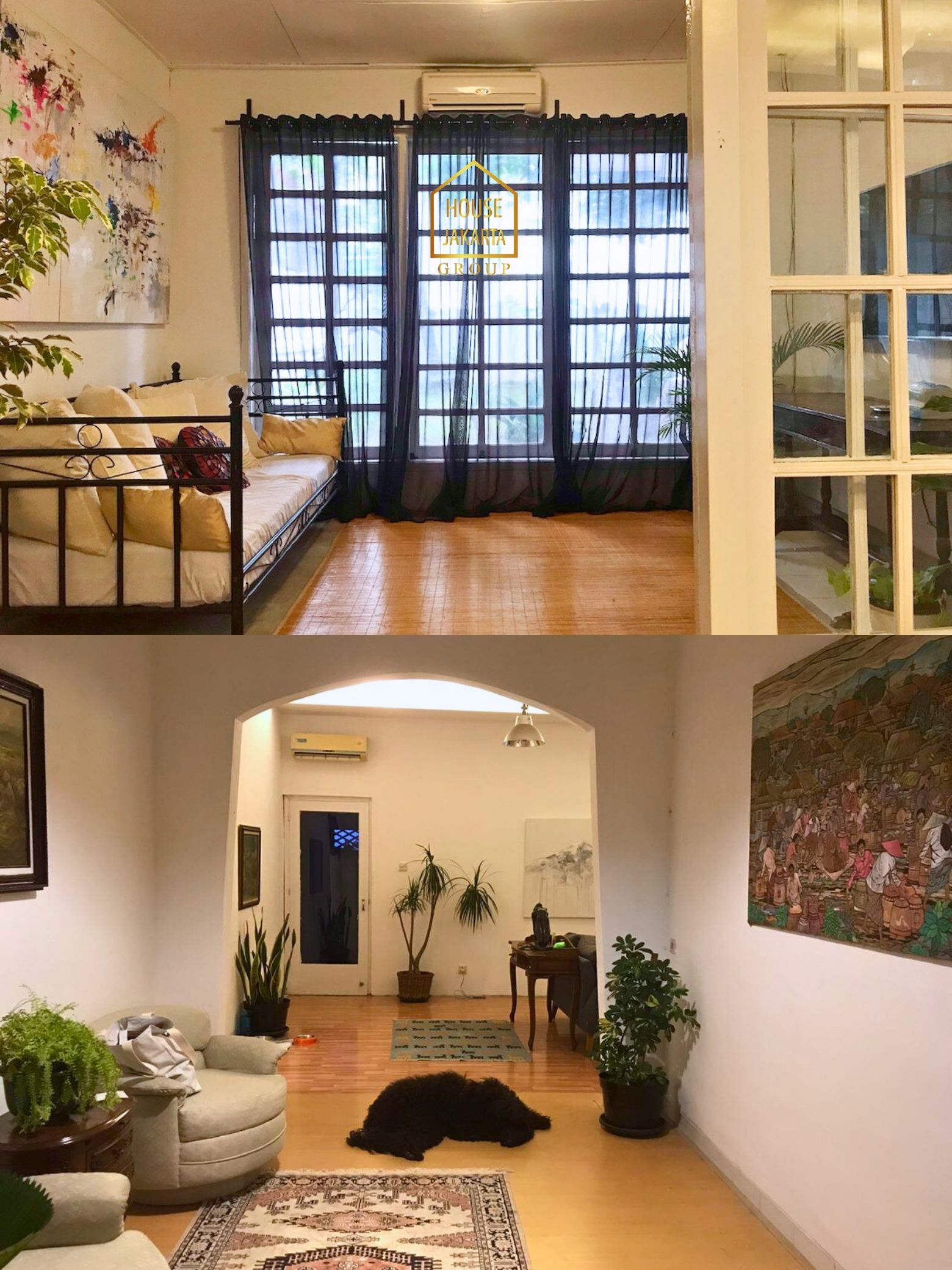 HS2029  FOR SALE: KEBAYORAN BARU. Rumah Tua, Bentuk Tanah Kotak, Row  Jalan Lebar, Prime Area