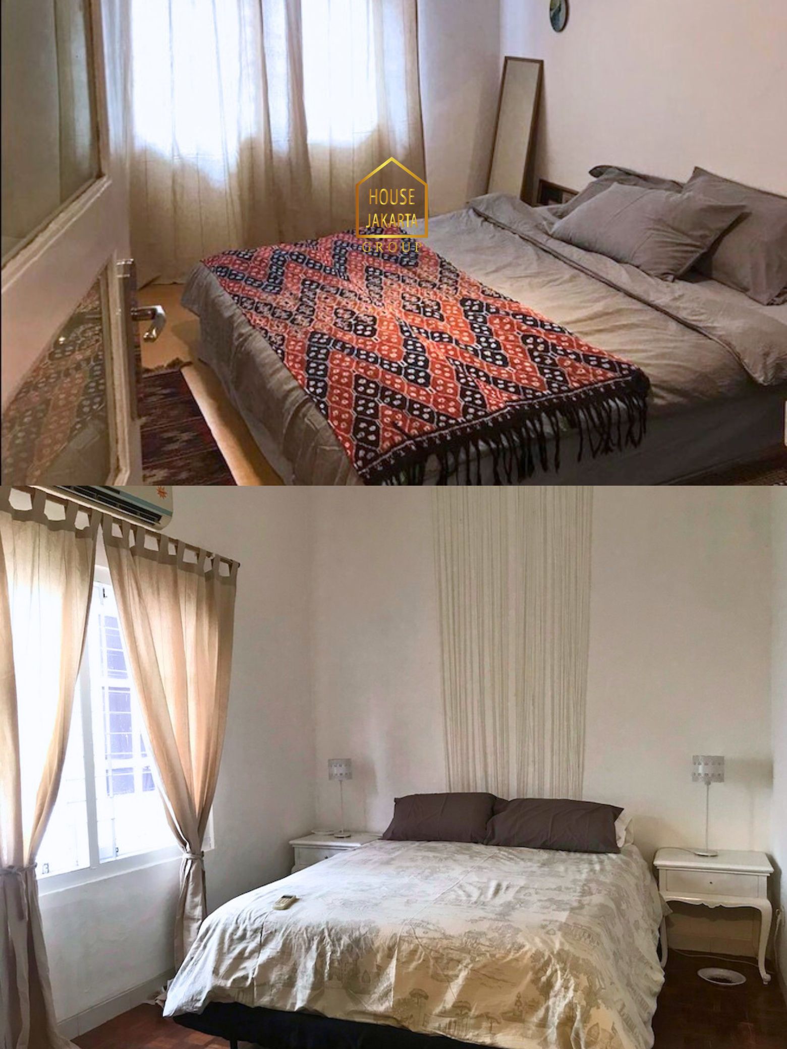 HS2029  FOR SALE: KEBAYORAN BARU. Rumah Tua, Bentuk Tanah Kotak, Row  Jalan Lebar, Prime Area