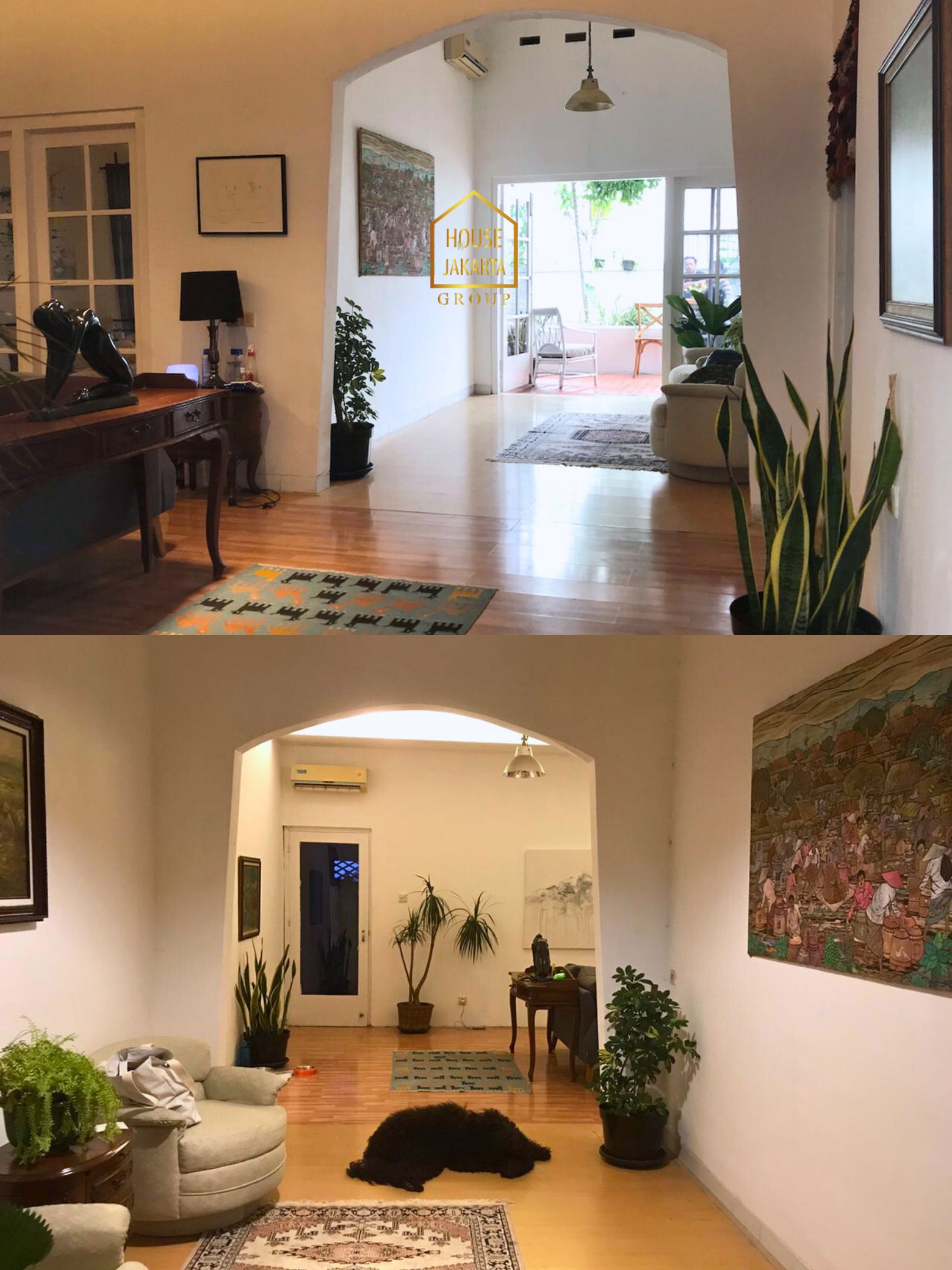 HS2029  FOR SALE: KEBAYORAN BARU. Rumah Tua, Bentuk Tanah Kotak, Row  Jalan Lebar, Prime Area