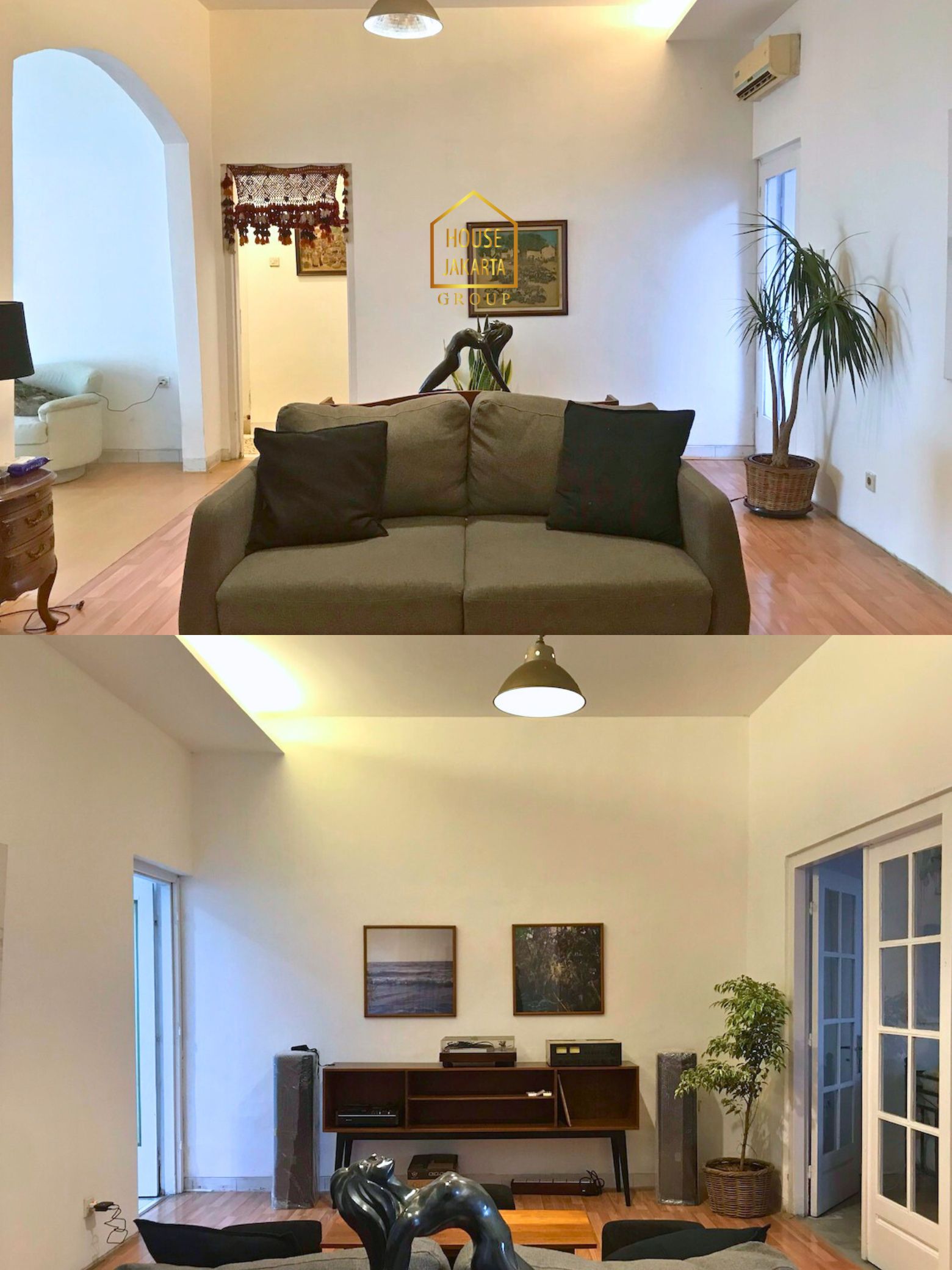 HS2029  FOR SALE: KEBAYORAN BARU. Rumah Tua, Bentuk Tanah Kotak, Row  Jalan Lebar, Prime Area