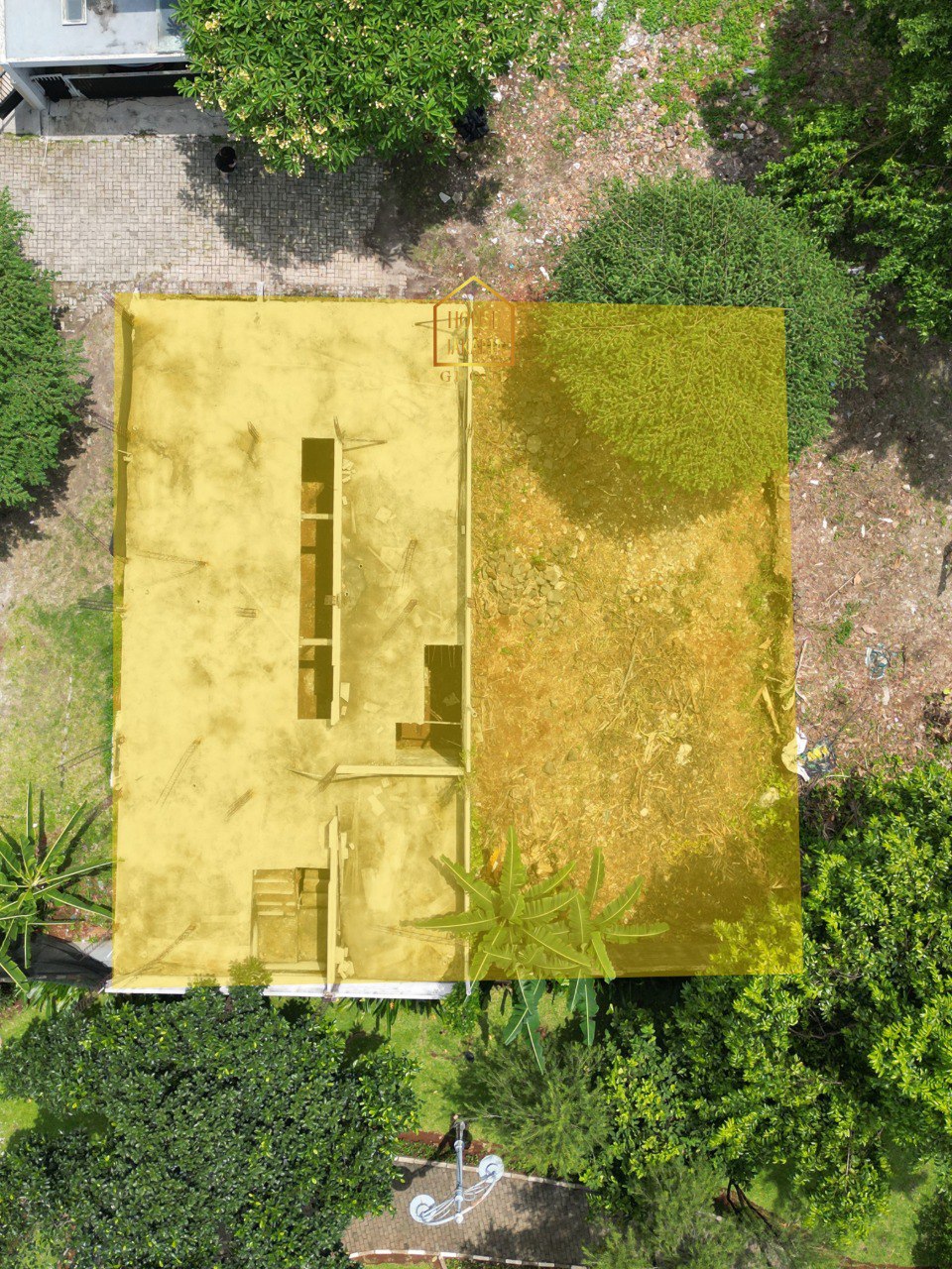 LS2055  FOR SALE: JATIPADANG. BANGUNAN + TANAH BISA HUNIAN  SEKALIGUS RUMAH KOST - KOST AN. AREA RINDANG DAN TENANG