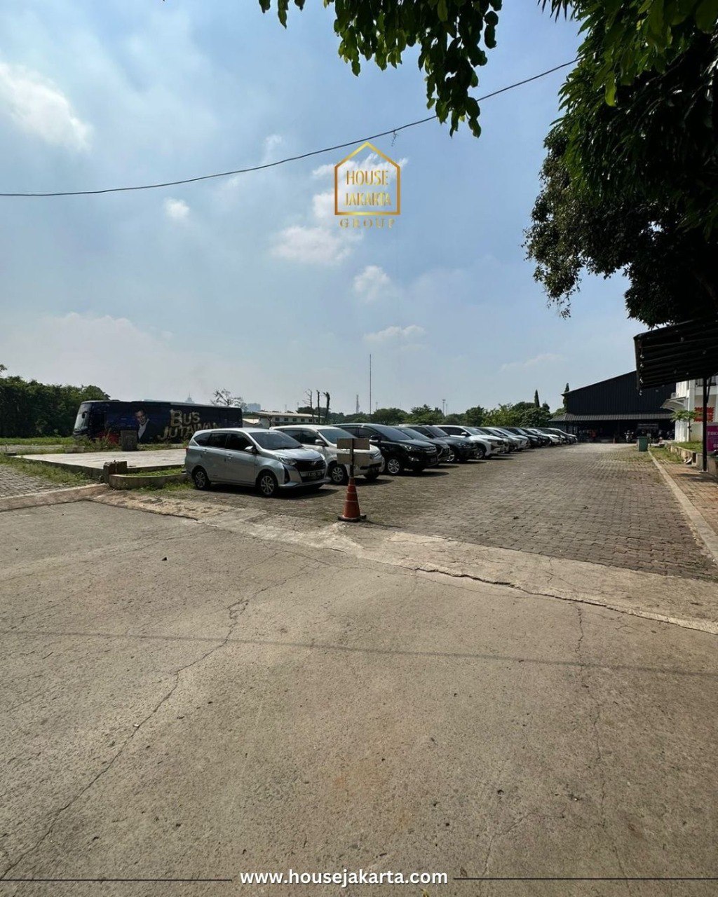 CS2069  FOR SALE: VETERAN-BINTARO. TANAH KOMERSIAL, HAMPIR NJOP,  IJIN 4 LANTAI. BISA GEDUNG, HOTEL, PERUMAHAN. BEST PRICE