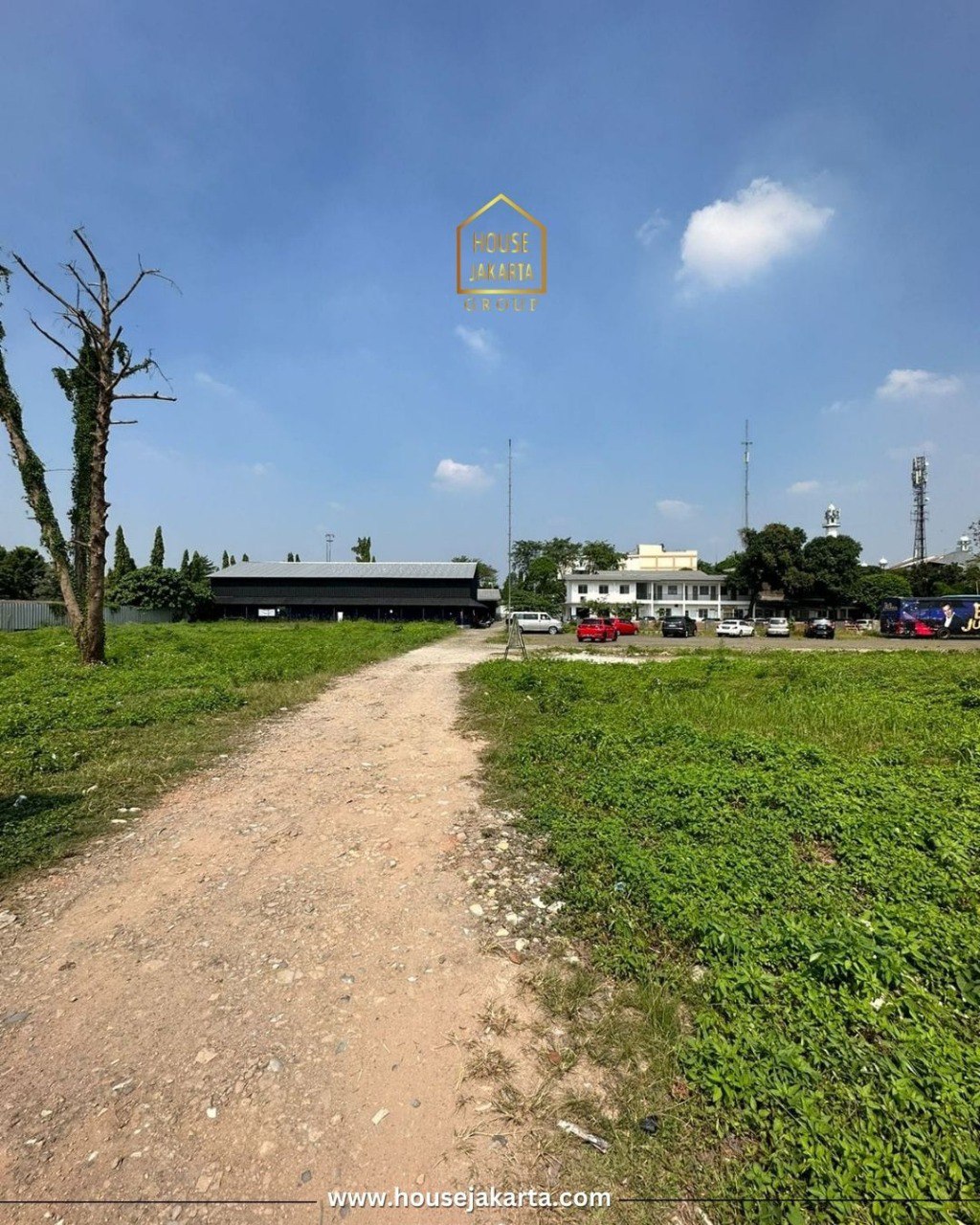 CS2069  FOR SALE: VETERAN-BINTARO. TANAH KOMERSIAL, HAMPIR NJOP,  IJIN 4 LANTAI. BISA GEDUNG, HOTEL, PERUMAHAN. BEST PRICE