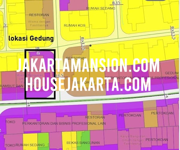 OS433 Gedung Kantor 3 Lantai ada Basement Daerah Senopati Kebayoran Baru Dijual Murah