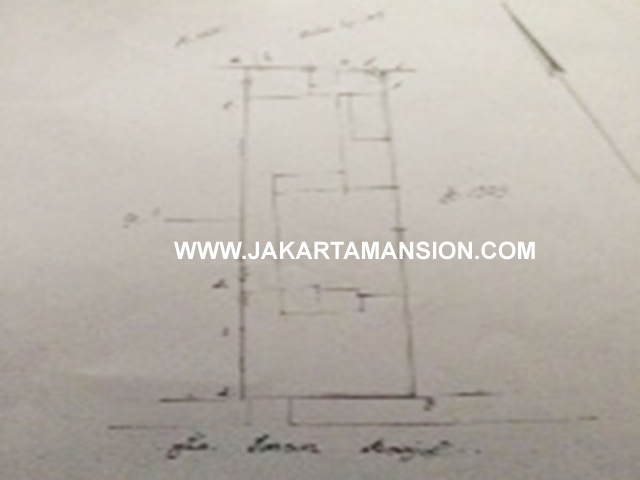 HS634 Dijual murah rumah lama Jalan Imam bonjol Menteng Turun Harga