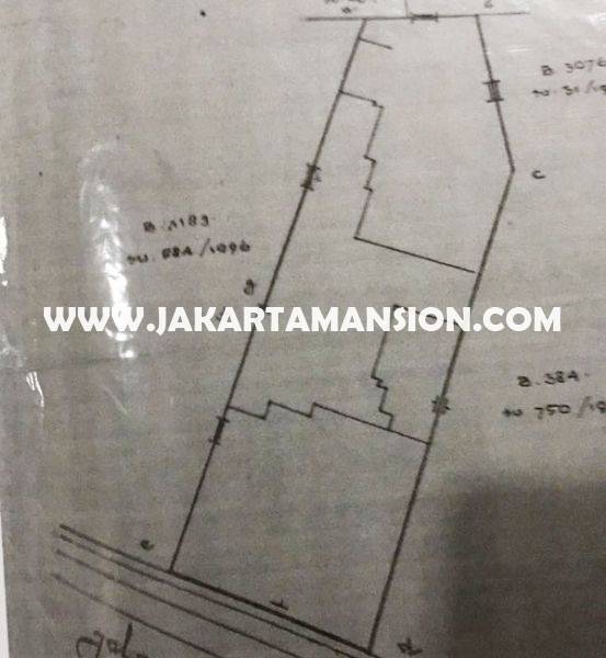 HS881 Rumah Jalan Gereja Theresia Menteng Dijual Murah 79 juta/m Golongan C