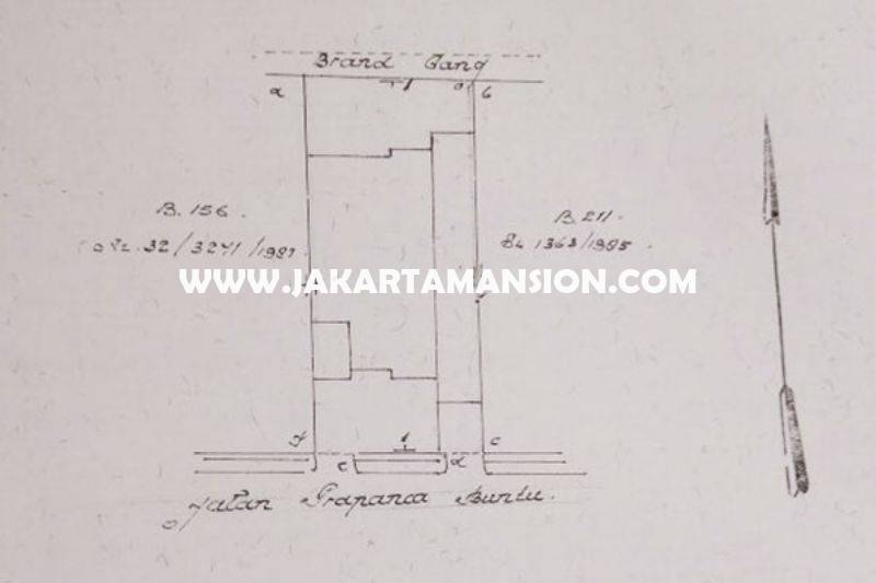 HS895 Rumah Jalan Dharmawangsa dekat Brawijaya Kebayoran Baru Dijual Murah Daerah Tenang tanah Kotak