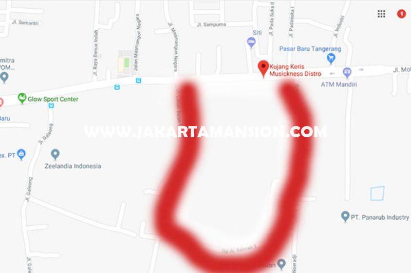 LS924 Tanah Jalan Mohammad Toha Tangerang Luas 6,5 hektar Dijual Murah Bisa buat Gedung Mall Apartemen