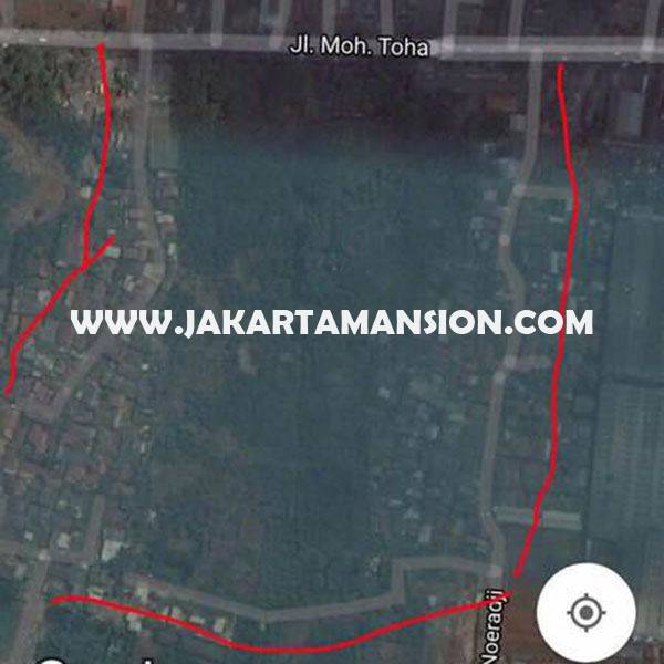 LS924 Tanah Jalan Mohammad Toha Tangerang Luas 6,5 hektar Dijual Murah Bisa buat Gedung Mall Apartemen