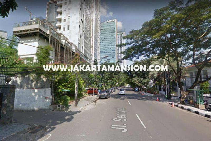 HS943 Rumah Bagus Jalan Senopati Raya Kebayoran Baru Dijual Murah Tanah Kotak